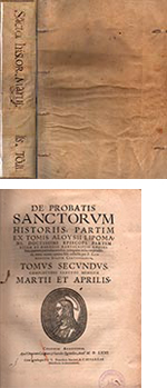 De probatis Sanctorum Historiis. Tomvs Secvundvs
